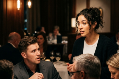 HE PAID A STRUGGLING BARISTA TO BE HIS “GIRLFRIEND” FOR ONE NIGHT… BUT THE MOMENT SHE SPOKE AT DINNER, THE ENTIRE TABLE WENT SILENT.