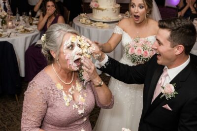 At My Daughter’s Wedding, Her Fiancé Smashed Cake In My Face — Minutes Later, Everything Stopped