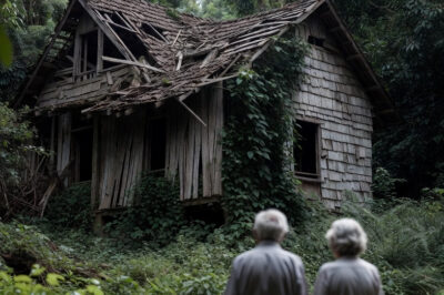 Everyone Laughed When an Elderly Couple Moved to the Woods — Until They Saw the House 1 Year Later!