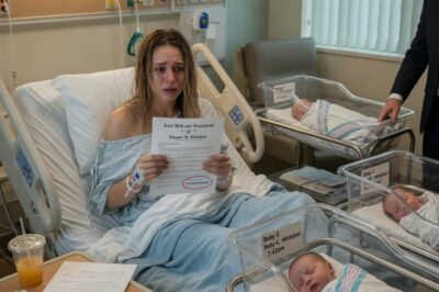 Unaware She Just Gave Birth To Triplets While Inheriting $5.5B, Her Husband Took One Baby…