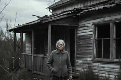 After losing her husband, she was left with only a ruined house—until she found what changed it all.