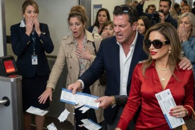 HUSBAND TORE UP WIFE’S PLANE TICKET AT THE BOARDING GATE AND WALKED INTO FIRST CLASS WITH MISTRESS…