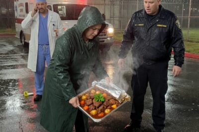 She Poured The Guard’s Dinner In The Rain — Then A Surgeon Called His Name