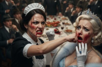 Everyone Feared The Mafia Boss’s Fiancée—Until The Maid Punched Her In Front Of Every.