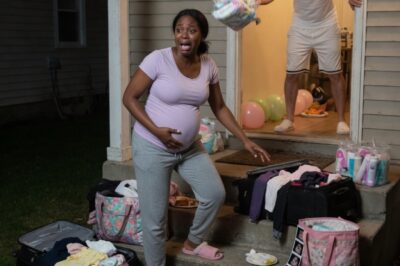 HUSBAND THREW PREGNANT WIFE AND HER BAGS OUT OF THE HOUSE AND SAID “FOLLOW YOUR BAGS”—BUT HE…